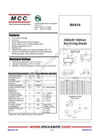 BAS16-TP Datasheet Cover