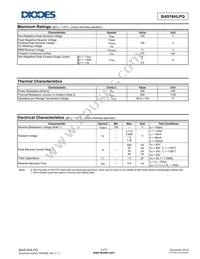 BAS16HLPQ-7B Datasheet Page 2