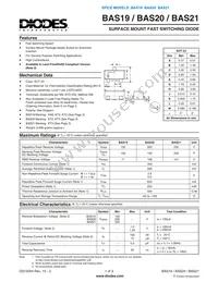 BAS19-7 Datasheet Cover