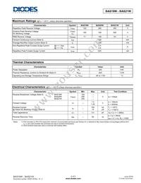 BAS20W-7-F Datasheet Page 2