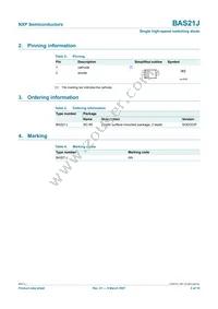 BAS21J/ZLX Datasheet Page 3