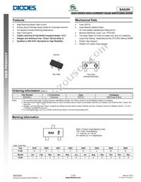 BAS299-7 Datasheet Cover