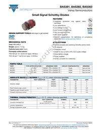 BAS383-TR3 Datasheet Cover