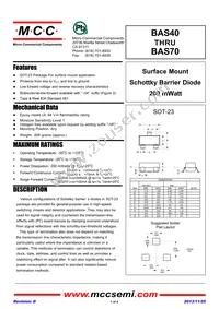 BAS40-06-TP Datasheet Cover