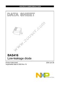 BAS416F Datasheet Page 2
