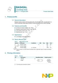 BAS45AL Datasheet Page 2