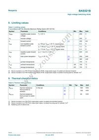 BAS521BX Datasheet Page 3