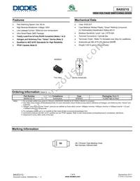 BAS521Q-13 Datasheet Cover