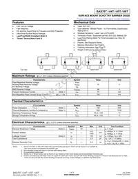BAS70-04T-7-F Datasheet Cover