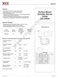 BAS70L2-TP Datasheet Cover