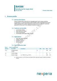 BAS86 Datasheet Cover