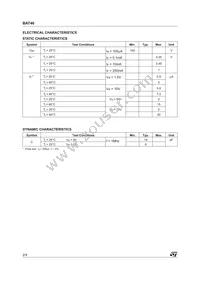 BAT46 Datasheet Page 2