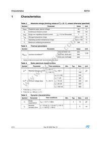 BAT54-09P6FILM Datasheet Page 2