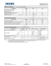 BAT54A-7 Datasheet Page 2