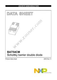 BAT54CM Datasheet Page 2