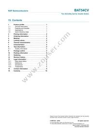 BAT54CV Datasheet Page 11