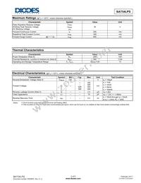 BAT54LPS-7 Datasheet Page 2