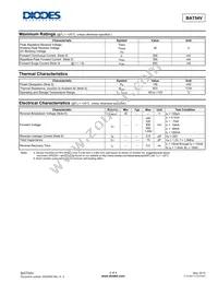 BAT54V-7 Datasheet Page 2