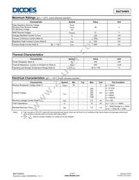 BAT54WS-7 Datasheet Page 2