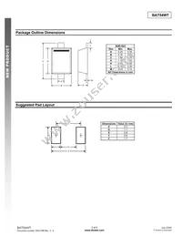 BAT54WT-7 Datasheet Page 3