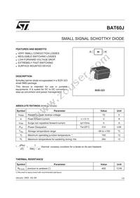 BAT60JFILM Datasheet Cover