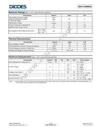 BAV116HWFQ-7 Datasheet Page 2