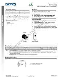 BAV116S92-7 Datasheet Cover