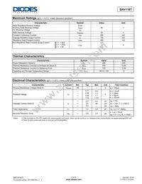 BAV116T-7 Datasheet Page 2