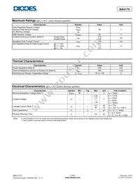 BAV170 Datasheet Page 2