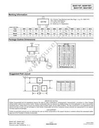 BAV170T-7 Datasheet Page 3