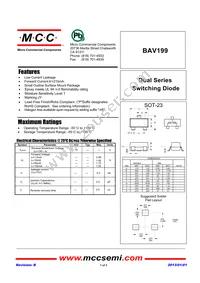BAV199-TP Datasheet Cover