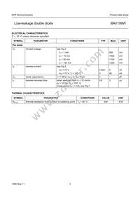 BAV199W Datasheet Page 4