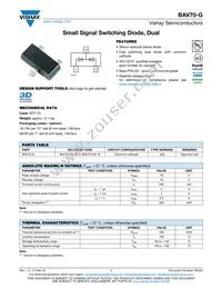 BAV70-G3-18 Datasheet Cover