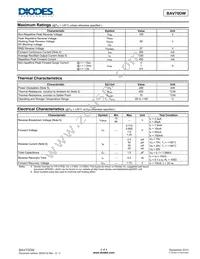 BAV70DW-7 Datasheet Page 2