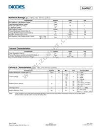 BAV70LP-7 Datasheet Page 2