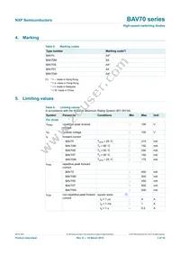 BAV70T Datasheet Page 4