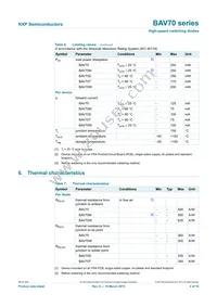 BAV70T Datasheet Page 5