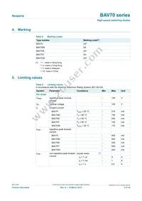BAV70W/MIX Datasheet Page 3