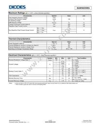 BAW56HDWQ-13 Datasheet Page 2