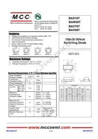 BAW56T-TP Datasheet Cover