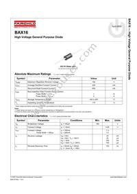 BAX16TR Datasheet Page 2