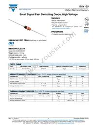 BAY135-TAP Datasheet Cover