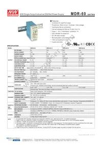 BB-MDR-60-5 Datasheet Cover