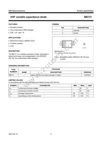 BB131 Datasheet Page 2