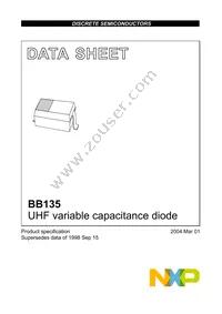 BB135 Datasheet Cover
