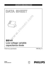 BB141 Datasheet Cover