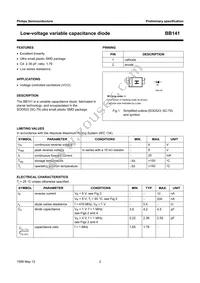 BB141 Datasheet Page 2