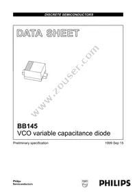 BB145 Datasheet Cover