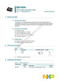 BB149A Datasheet Cover