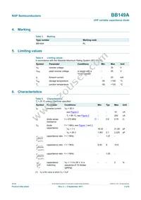 BB149A Datasheet Page 2